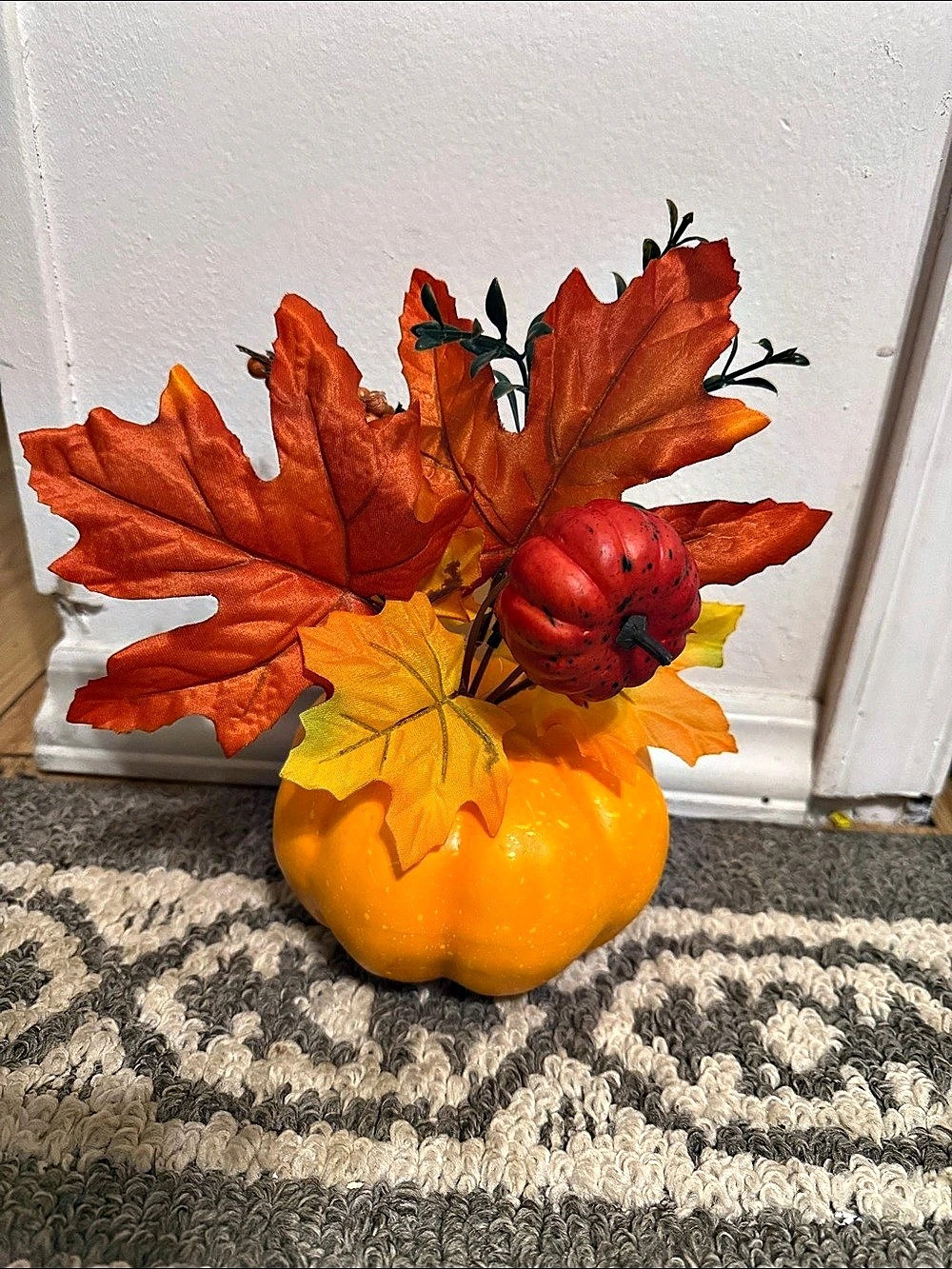 Fall Pumpkin Floral Harvest Decor
